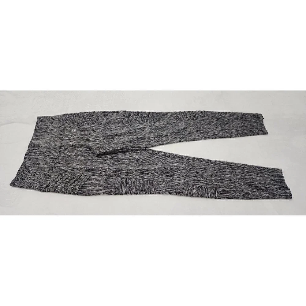 Athleta DELANCEY Textured MOTO TIGHTS Black Printed Leggings XS